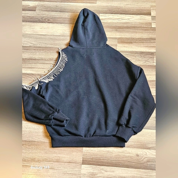 Designer Rhinestone Hoodie - Picture 10 of 13